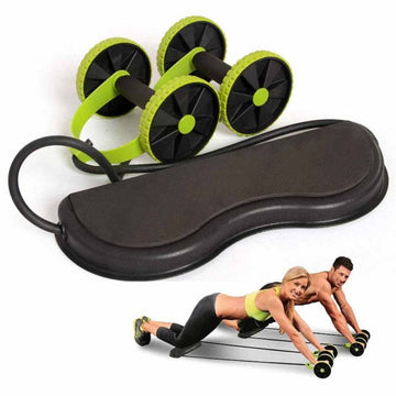 Core Double AB Roller Wheel Fitness 🏋️‍♂️💪